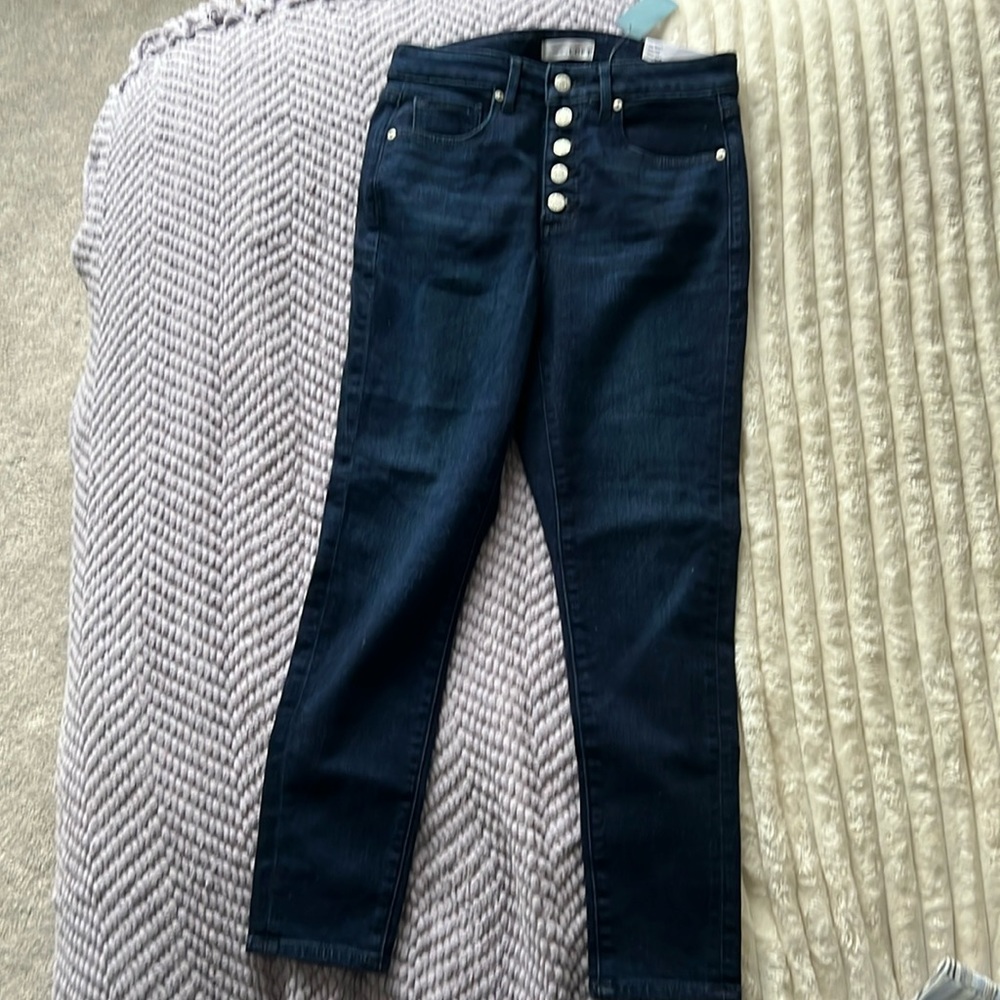 Skinny, high rise, curvy fit petite inseam jeans